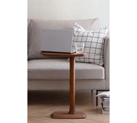MH London 'Ellis' C Shape Handmade Solid Wood Living Room Sofa Side Table in Walnut MH London Walnut