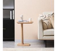 MH London Ellis Solid Wood C Shape Side Table Living Room Bedside Sofa End Table - Blonde Natural