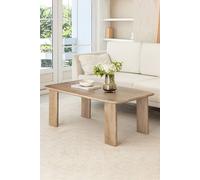 MH London Granite Solid Wood Coffee Table for Living Room in Beige MH London Beige