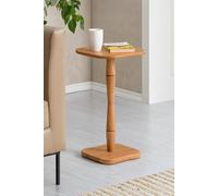 MH London Jasmine Side Table Solid Wood Bedside Table for Living Room in Light Beige MH London Light Beige