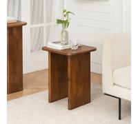 MH London Jem Side Table Solid Wood Living Room End Table Bedside Table Walnut Wooden Side Table