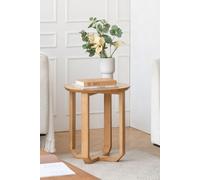 MH London Side Table Coffee & Side Tables Squre Solid Wood Bedside Table with Four Legs for Living Room & Bedroom Forbes in Natural MH London Natural