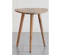 MH London Solid Wood Triangle Side Table for Bedroom & Living Room in Natural MH London Natural
