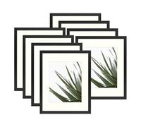 MH Traders 16 x 12 Picture Frame 8Pcs Black - Wall Mounted Photo Frame for Pictures Posters & Certificates - 40 x 30 CM Size Compact Picture Frames