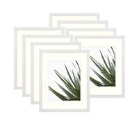 MH Traders 6 x 4 Picture Frame 5Pcs White - Wall Mounted Photo Frame for Pictures Posters & Certificates - 15 x 10 CM Size Compact Picture Frames