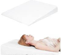 MH Traders Bed Wedge Pillow - Memory Foam Triangle Pillow for Acid Reflux, Snoring & Post-Surgery - Orthopedic Pillow Wedge, Hypoallergenic Incline Wedge Pillow with Removable Washable Cover