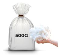 MH Traders Hollowfibre High Grade - 500G Quality Stuffing for Filling Cushions, Pillows, Teddy Bear & Toy stuffing 100% Hypoallergenic Machine Washable Polyester Filling