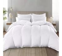 MH Traders King Duvet 4.5 Tog, All Year Round Duvet, Soft, Warm and Comfortable Quilt Duvet With Hollowfibre Ideal For Summer And Winter (225x220cm)