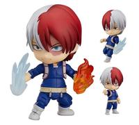 MHA Anime Figure Todoroki Shoto/Bakugou Katsuki/Midoriya Izuku Action Figure Q Edition Movable Joint PVC Model Statue Collectibles Ornaments Desktop Decorations Gifts for Fans (Style 3)