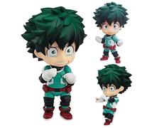 MHA Figures Bakugo Katsuki Action Figure Mini Statue Midoriya Izuku Q Ver. Clay Figures PVC Model Todoroki Shouto Changeable Face Figures Collectibles,10cm