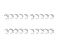 MHADBKH 20 Pcs Bobbin Holder Clips Silicone Spool Huggers, Clear