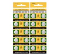 MHADBKH 20Piece / 10Pieces AG3 736 LR41 Watch Battery, Reliability 1.5V Button Cell Batteries for Small Electronics