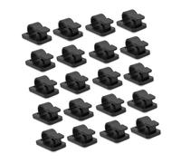 MHADBKH 20Pieces Adhesive Cable Clips Cable Management For Efficient Wire Organization In Any Environment Clamps Management