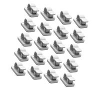 MHADBKH 20Pieces Adhesive Cable Clips Cable Management For Efficient Wire Organization In Any Environment Clamps Management