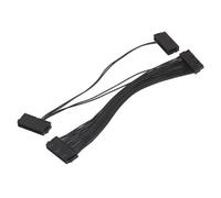 MHADBKH 24Pin Power Supply Cable Synchronizer Male To Female Mining 30cm Motherboards Triple Extension Cable For Computer Hardware Upgraded Professionals
