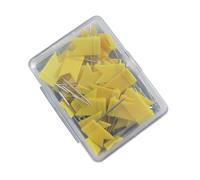 MHADBKH 3 50 Pcs Flag Thumb Tacks Colorful Push Pins for Cork Boards, Posters, School Bulletin Board Decor Thumb Tacks Colorful Push Pins