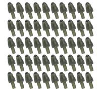 MHADBKH 50Pcs Inline Quickly Change Bead Fishing Methods Feeder Connector Hair Rigs Stop Bead Fishing Accessories Easy to Use Quickly Change Connector Replacement