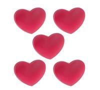 MHADBKH 5Pcs Tennis Racket Dampener Soft Silicon Racket Dampener Heart-Shaped Tennis Racquet