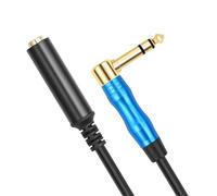 MHADBKH 6.35mm 1/4inch Male to 1/4 Female Stereo Headphone Guitar Extension Cable Cord for Amplifiers Headphone