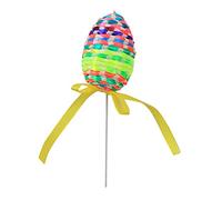 MHADBKH 6pcs Easter Egg Tree Branches Flower Arrangement Ornaments Colorful Egg Pick Wedding Festival Party Vase Decoration Easter Branch
