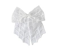 MHADBKH Bat Hair Clip For Women Halloween Cosplay Sweet Headgear Embroidered Tulle Veil Bowknot Hair Decoration Bat Embroidery Lace Hairpin