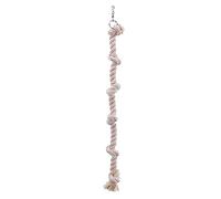 MHADBKH Bird Chew Hanging Parrot Climbing Toy Cotton Rope with Knots Swing Toy Cage Accessories for Small and Bird