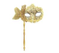 MHADBKH Butterfly Women Masquerade Halloween Party With Holding Stick Half Face Mardi Gras Masquerade With Holding Stick Halloween Party Butterfly