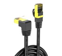 MHADBKH Cat8 Ethernet Cable Fast Speed 10Gbps Networking Cord 10 Gigabit Flat Patching Cord Standard RJ45 Connectors 1-5m