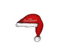 MHADBKH Christmas Hat Deer Decoration Wooden Holiday Door Corner Wall Sticker Funny Door Frame Decoration Corner Hanger