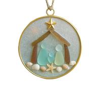 MHADBKH Christmas Ornament Handmade Nativity Birth Hanging Pendant for Christmas Tree Home Holiday Decoration