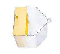 MHADBKH Clear Bird Bathtub For Cage Pet Supplies For Parrots Budgies And Quakers Large Space Easy Clean Drawer Bird Bathing Box Cage Accessories