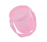 MHADBKH Colorful Net Pouches for Beachgoers Easy to Carry Shoulder Bag Storage Solution for Kids Shell Collecting Beachcombing Beach Toy Storage Bag for Children