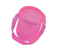 MHADBKH Colorful Net Pouches for Beachgoers Easy to Carry Shoulder Bag Storage Solution for Kids Shell Collecting Beachcombing Beach Toy Storage Bag for Children