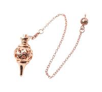 MHADBKH Coppers Pendant Pendulums for Dowsing and Chakras Healing Meditation Spiritual Tool Scrying Accessory for Women Men