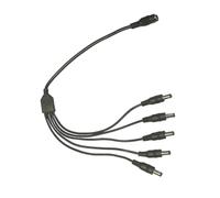 MHADBKH DC5521 to DC5521 Splitter Cord, DC5.5mmx2.1mm Female to Male Power Adapter Cable Wire for LED Light Monitor