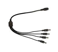 MHADBKH DC5521 to DC5521 Splitter Cord, DC5.5mmx2.1mm Female to Male Power Adapter Cable Wire for LED Light Monitor