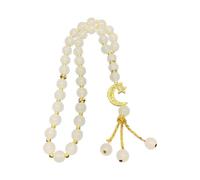 MHADBKH Delicate Glass Bead Rosary Bracelets Vibrant Pendants for Womens Man Religious Hand Chain Praying Meditations