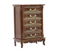 MHADBKH Dollhouses Furniture Toy Miniature Cabinet Model Furniture Chest Of Drawers For Creative Role Playing Scene Decoration Dollhouses Decors