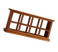 MHADBKH Educational Dolls House Display Shelf Miniatures Wood Zakka Toy Pretend Play Realistic Cabinet Model Dollhouses Display Shelf