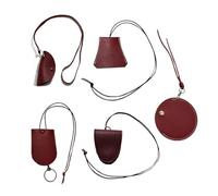 MHADBKH Elegant Leather Travel Bag With Adjustable Strap Fashionable Keychain Pendant Bag Holder Bag Charm Daily Decoration