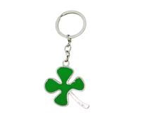 MHADBKH Exquisite Alloy Four Leaf Clovers Keychain Symbolizing Luck and Happiness Decoration for All Ages Special Gifts Ideas