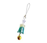 MHADBKH Fashionable Glow Christmas Bells Charm Chain for Journals and Accessories Portable for Holiday Decoration and Gifting