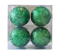 MHADBKH Festival Christmas Ornament Pearls and Sequins Ball With Reflective Coating Christmas Home Decoration For Holiday Decorations