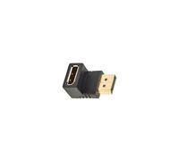 MHADBKH Gold Plateds Displayport Adapter Right Angled Male to Female Supports 90 Degree for Space Saving