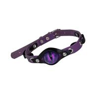 MHADBKH Gothic Punk Choker Necklace With Demons Eye Designs Fashion Accessory For Women Craft Of PU Leather And Resin Alloy Statement Necklace