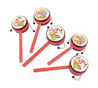 MHADBKH Hand Drum Rattle for Baby Shaking Handbell Kids Sensory Enlightenment Handheld Monkey Toddler Percussion Toy New Year Gift