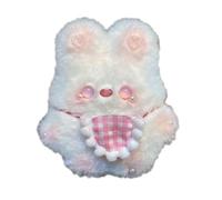 MHADBKH Handmade Keychain Plush Squeaking Function Keys Chain Bag Schoolbag Pendant Decorations Cartoon Bags Ornament