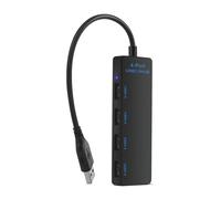 MHADBKH Highly Speed USB3.0 Hubs 4Port Splitter For PC Laptop 5Gbps Data Transfer And Charging Multiports USB Adapter