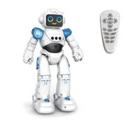 MHADBKH Intelligent Talking Robot With Gesture Sensing Face Expression STEM Toy For Children Educational Entertaining Gift Gesture Sensing Programmable Remote Control