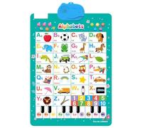 MHADBKH Kids Interactive Educational Wall Chart Talking Wall Chart Toy for Toddler Early Learning Water Resistant and Safe Use Interactive Learning Poster